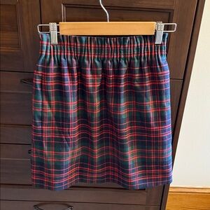 J. Crew Plaid Women's Skirt - Red and Green